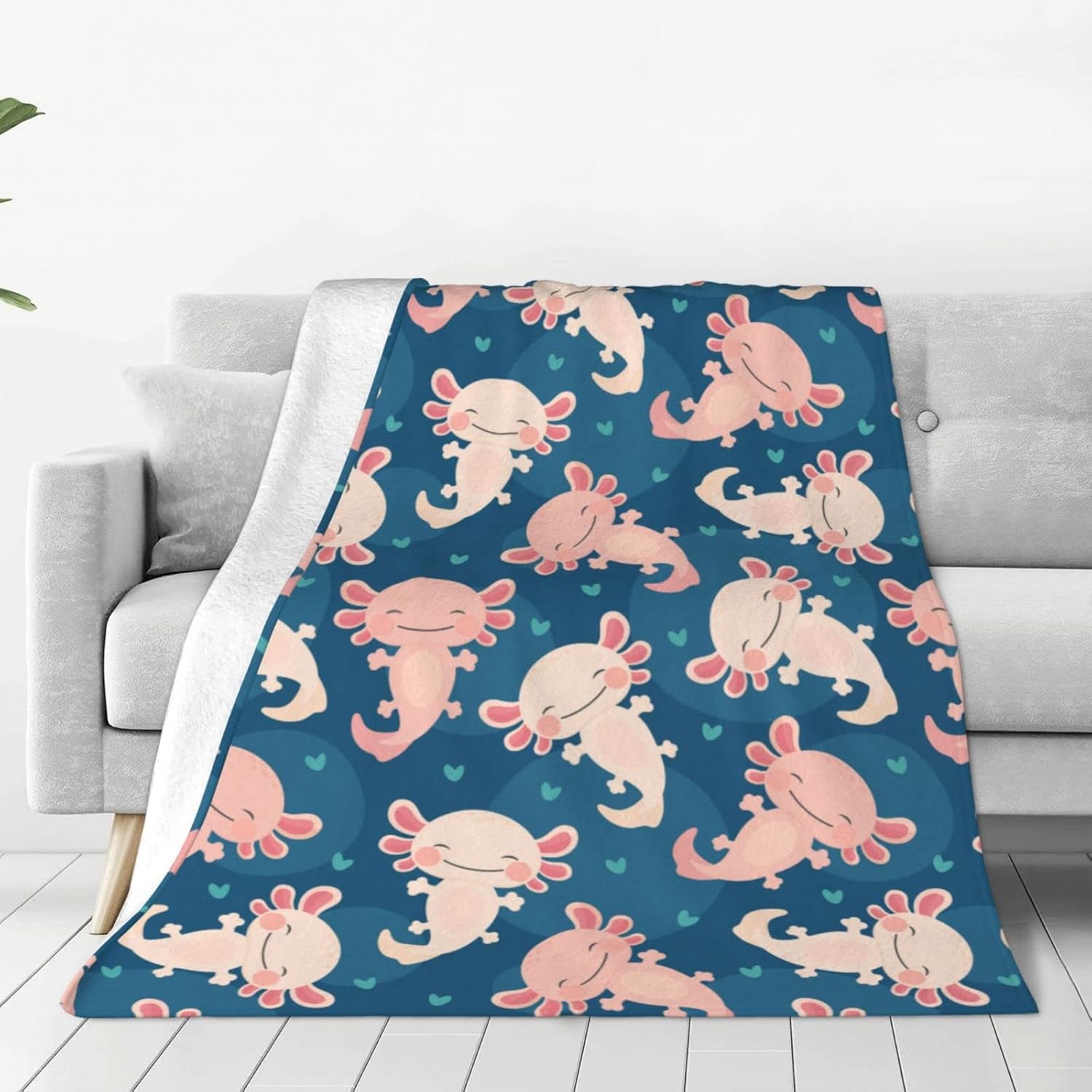 

Cute Cartoon Duck Throw Blanket for Bed Sofa Couch Soft Cozy Fleece Lightweight Yellow Ducks x Inches 100x150cm