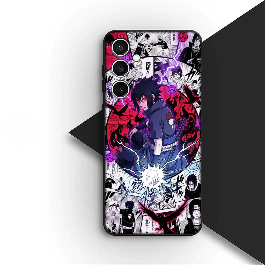 Cover for Samsung Galaxy S24 S25 S23 FE Ultra Plus S7 Edge S25+ S23+ A56 5G Casing Phone Case Comics Tobi Uchiha Obito Sasuke
