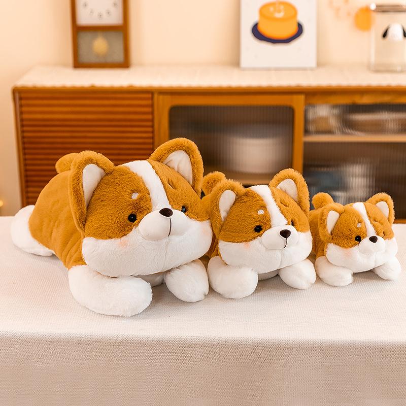 New Corgi Cute Plush Toy Doll Car Home Mall Ornaments Children's Pillow Dolls