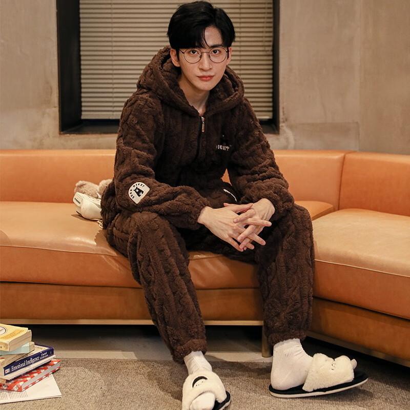 

Men s Winter Coral Fleece Pajamas L