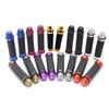 2pcs 7/8" 22mm Universal Motorcycle Handle Grips CNC Aluminum+Rubber Red Blue Gold Handlebar Grip for Scooter E-bike Motorbike