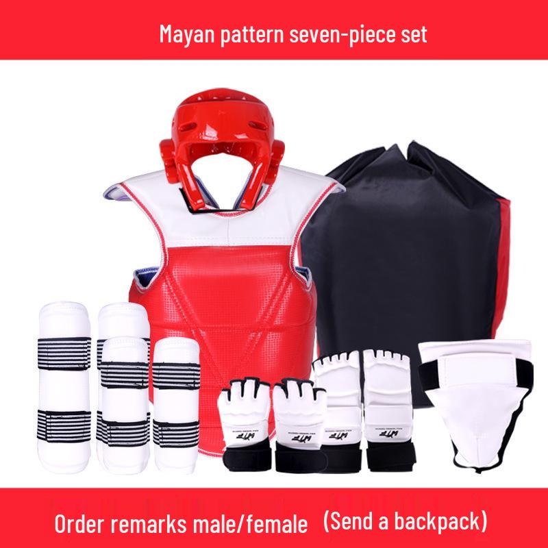 

Универсальный комплект защитной экипировки для тхэквондо - Длинный и утолщенный, 4-8 шт., для соревнований и тренировок S (110-130 cm) Female