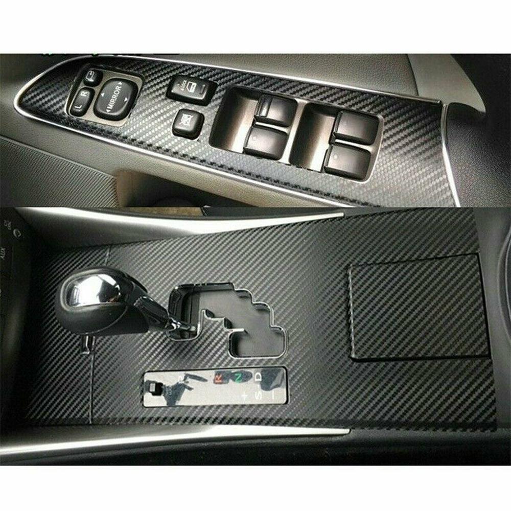 Interior Panel Cover Trim Glossy Carbon Fiber For Lexus Is250 300 350 2006-2012