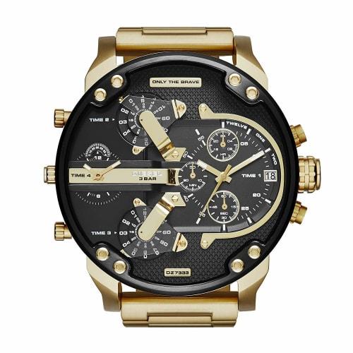 

DIESEL Chronograph GOLD & BLACK Men s Watch DZ7333
