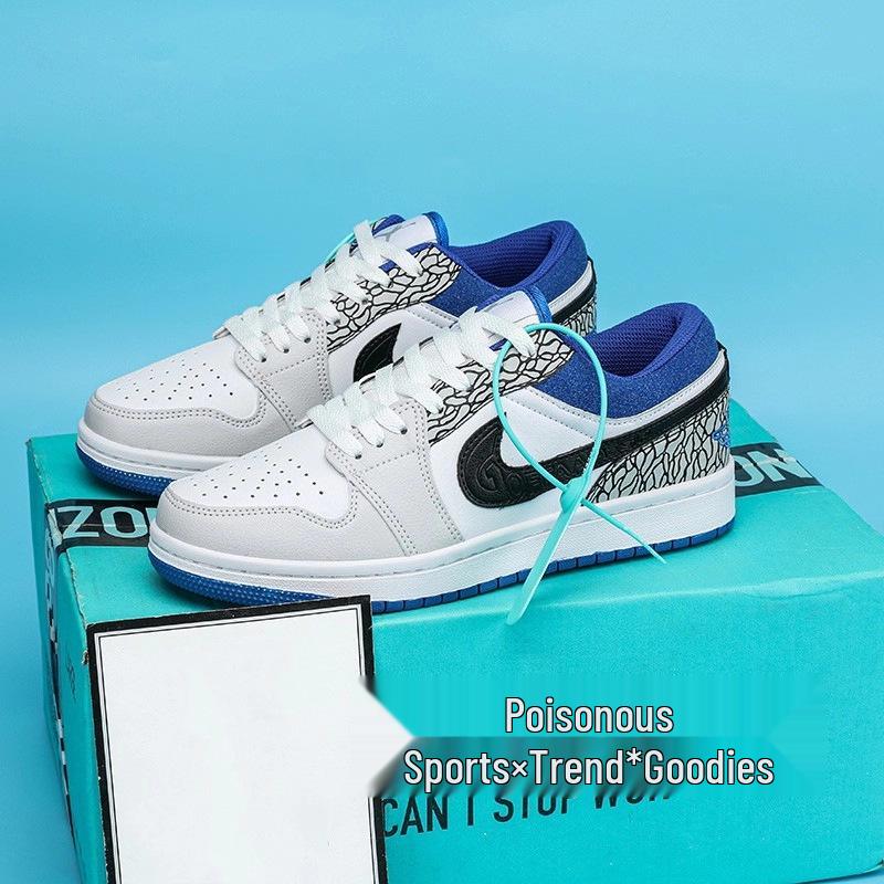 New AJ Air Force One Breathable Sneakers for Men, Women, and Students – Trendy White Casual Shoes