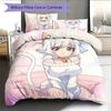 Sada povlečení s anime vzorem, přikrývka a povlak na polštář, bytová dekorace, dárek k narozeninám (1 * povlak na peřinu + 2 * povlak na polštář, bez jádra)