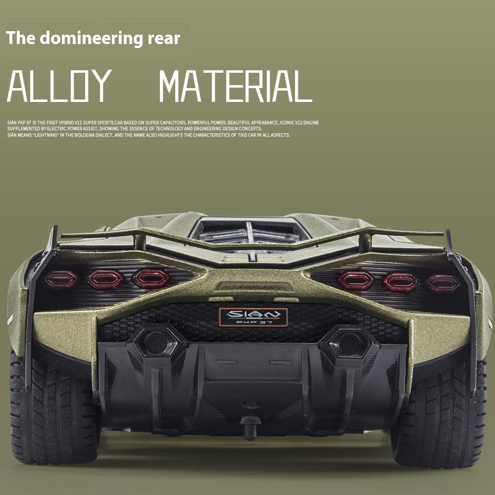 Lamborghini SIAN FPK63 Supercar-Modellauto im Maßstab 1:18, aus Metallguss, Spielzeugauto für Jungen, Sammlerstück, Kinderauto