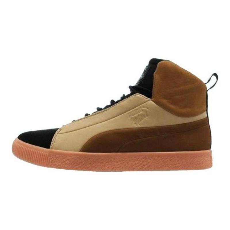 PUMA X Naturel Clyde Glow Mi Cushioned Anti-slip Skate Shoes Brown 364452-01 44