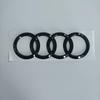 QR4 for M4 S4 2020-2024 Car Hood Front Grill Logo ABS Bright Black Rear Trunk Badge Emblem 4-Ring V6T Sticker Modified Accessories