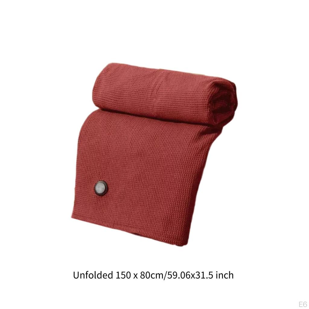 Beheizte Schal-Wraps Verstellbar Gestrickt für Frauen Winter Couch Zuhause