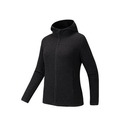 X China National Geography Collaboration Outdoor Series Casual Versatile Warm Thick Hooded Solid Jacket Women Jacket 162546704-3