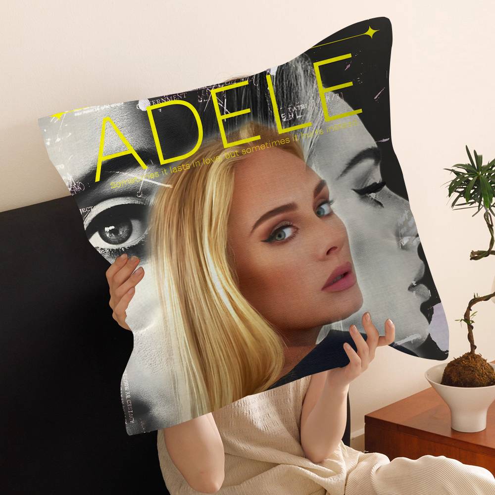 A-adele A-adkins Personalized Pillow Dust Cover Bedroom Kids Party Decoration Pillowcase Birthday Children Gift