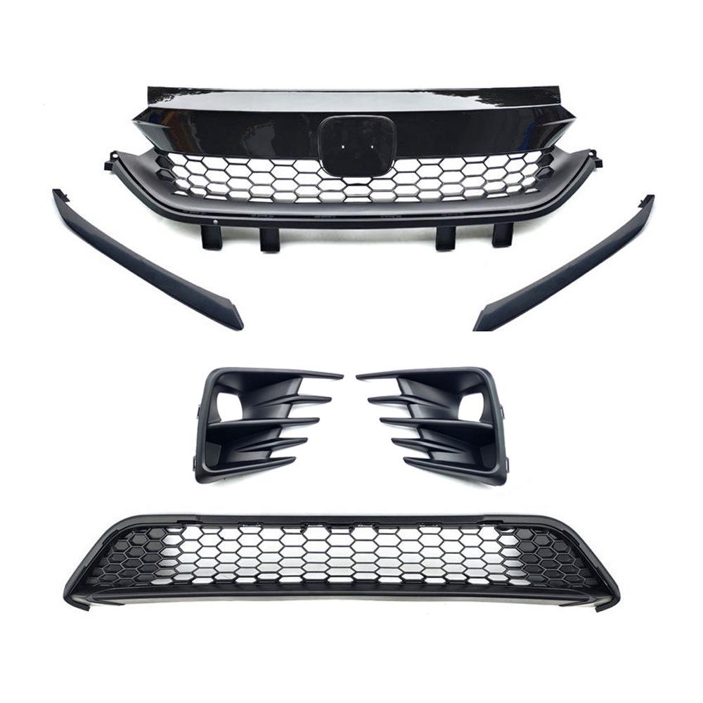 2020 Honda City Front Bumper Fog Light Frame & Grille Set