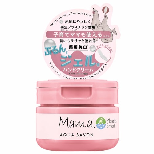 AQUA SAVON Mama Aqua Shabon Medicated Whitening Hand Cream, Flower Aroma Water Scent, 19A, 80g (x 1)