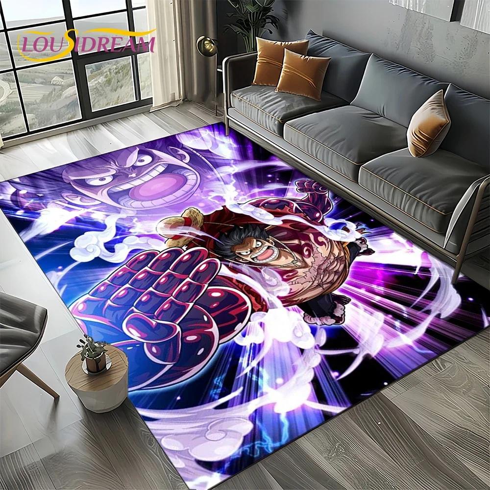 3D One PIECE-E Japan Anime Cartoon Carpet Rug for Living Room Bedroom Home Sofa Decoration,Kids Play Area Rug Non-slip Floor Mat