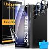 UniqueMe [2+2+1Pack] Compatible for Samsung Galaxy S23 Ultra 6.8 inch Screen Protector Flexible TPU, Camera Lens Protector with Installation Frame,