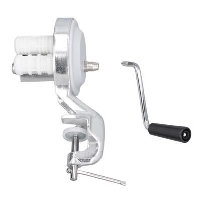 Manual Macaroni Maker Aluminium Alloy Silver Portable Hand Cranking Noodles Pressing Machine for