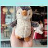 Chaveiro de Pelúcia Pinguim Amendoim Com Pingente e Pelúcia Curta Macia Para Decoração de Bolsa