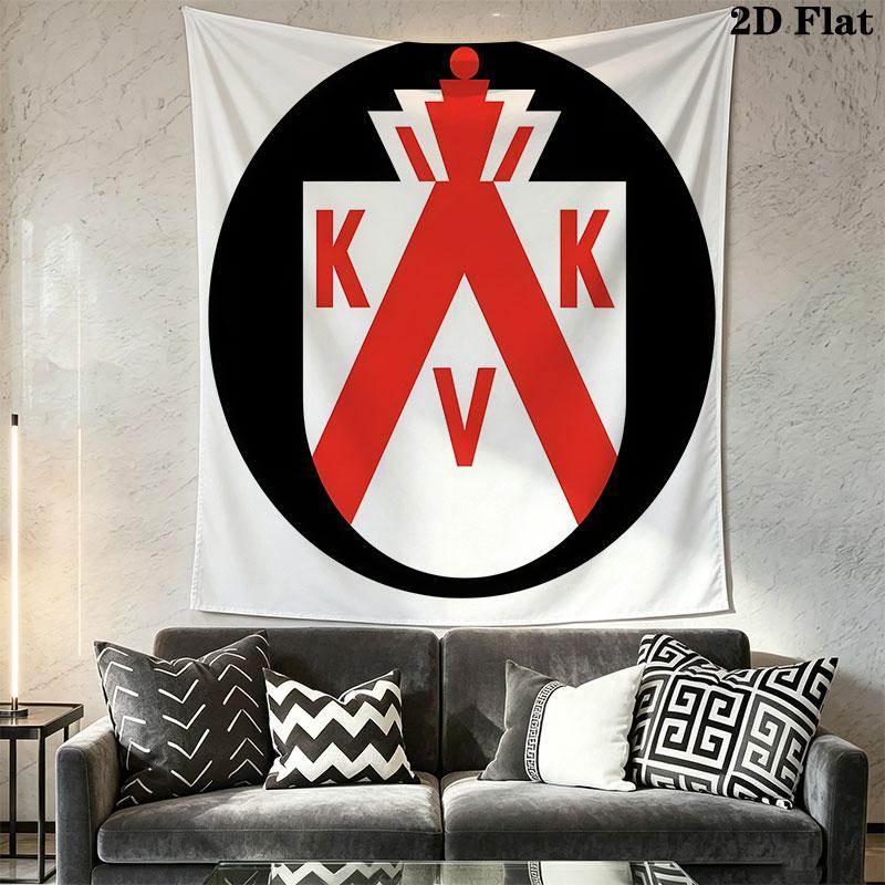 KV Kortrijk Wall Hanging Printed Fabric Blanket Decorative Tapestries for Bedroom Living Room Home Decor