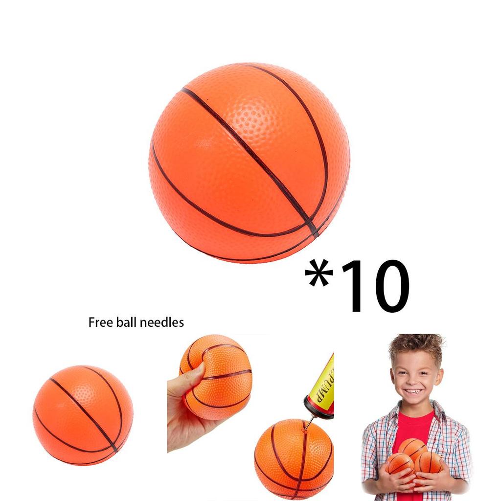 10cm Mini Inflatable Pvc Basketball Toddler Kindergarten Indoor Outdoor Interactive Play Toy Ball
