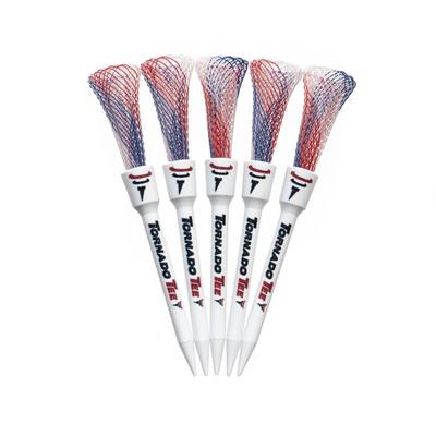TORNADO TEE Tee de golf Drakon Rouge Blanc Bleu pouces 5 pièces 3,25 (82mm) TT-325