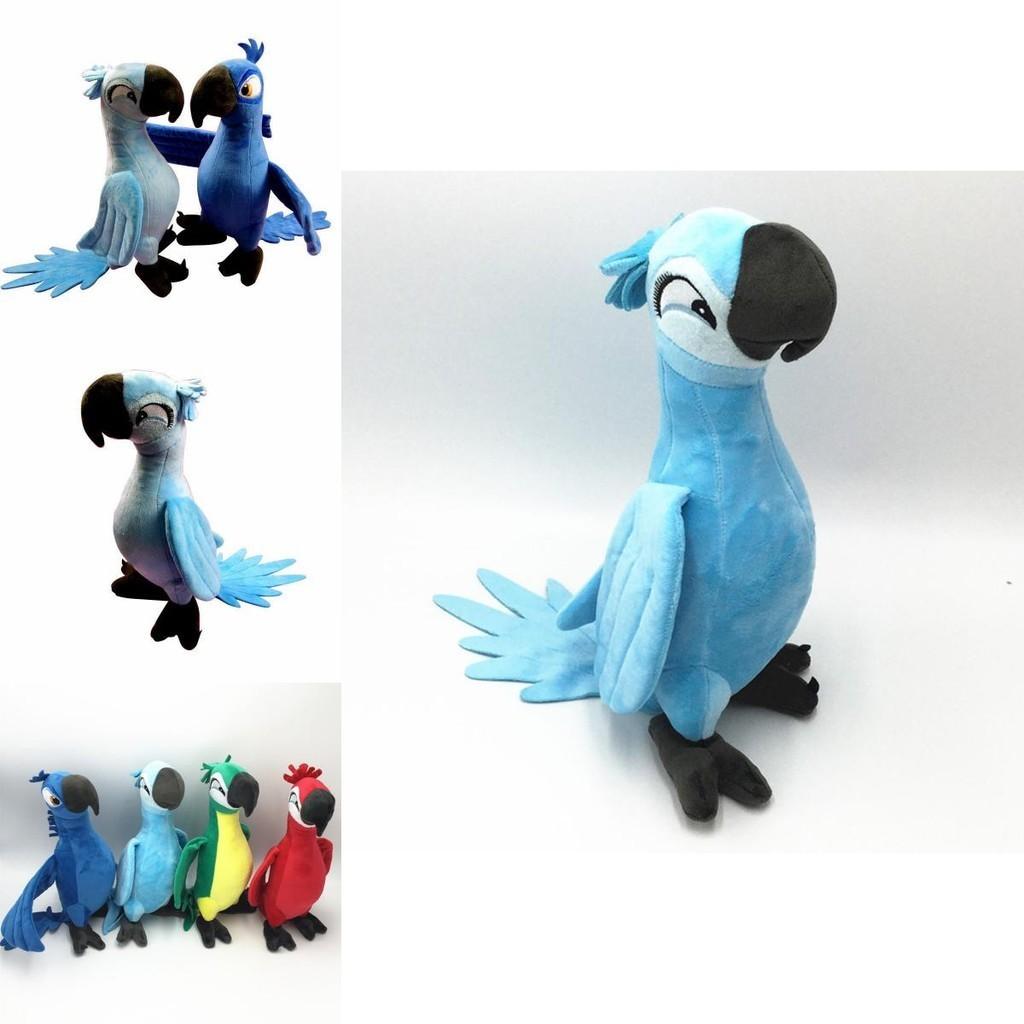Adorable 30cm Rio Movie Plush Toy Parrot Bird Stuffed Animal Doll Perfect For Kids