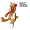 Pet Toy Cartoon Monkey Chicken Horse Design Anxiety Relief Pet Toy with Sound Design Bite-Resistant Interactive Plush Puppy
