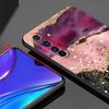 Navy Blue Glitter Agate Marble For Realme GT Neo 2 3 Phone Case Realme 9 8 5G 7 6 GT2 Pro Plus 9i 8i C21Y C3 C11 C25 C35 Cover