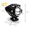 2 X Super Bright 125W U7 Led Motorcycle Headlight Fog Lamps Drl Spot Lights