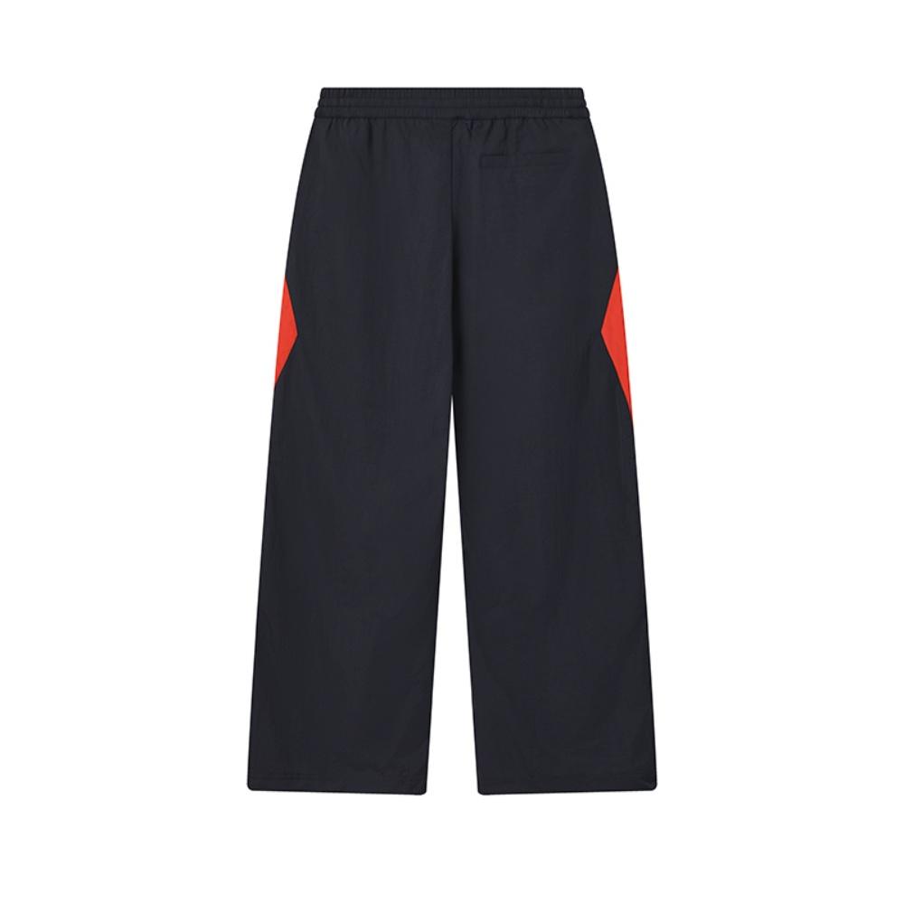 FILA Original Fashion Trend Classic Retro Sports Comfortable Versatile Loose Woven Casual Pants Men bottoms Legendary-Blue F11M629804FNV