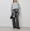 ROPE PICNIC Jersey Gray Size S Wide-leg Pants, (07),