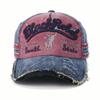 Europa und die Vereinigten Staaten Neue Buchstabenstickerei Alte Cowboy-Baseballmütze Herren- und Damenmütze