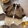 Autumn 2025 Boys' Long-Sleeve Shirt & T-Shirt with Casual Pants - Kids' Three-Piece Clothing Set