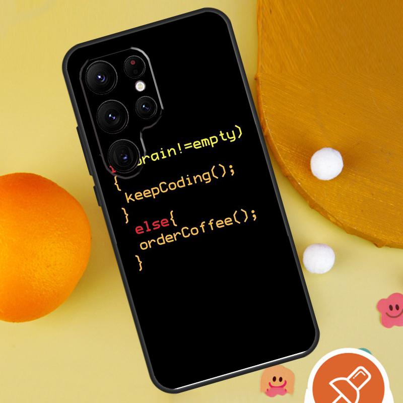 

Programming Coding Case For Samsung Galaxy S23 Ultra S21 S22 Plus S20 FE S8 S9 S10 Note 10 Plus Note 20 Ultra Galaxy S21Ultra