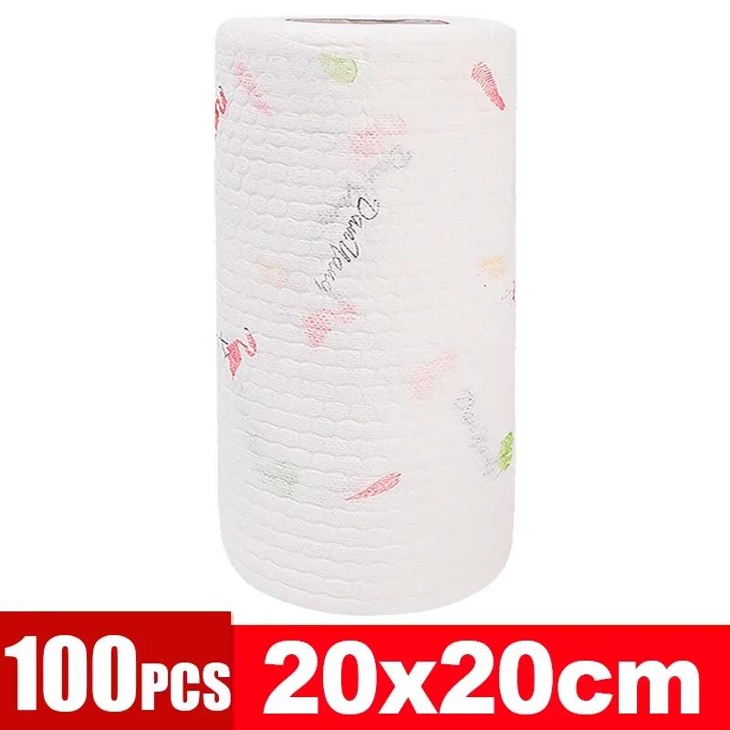 Non-Woven Disposable Cleaning Cloths Rags For Household Kitchen Dishwashing Scouring Pads Dishcloths Wipes Towels Cleaning Tools