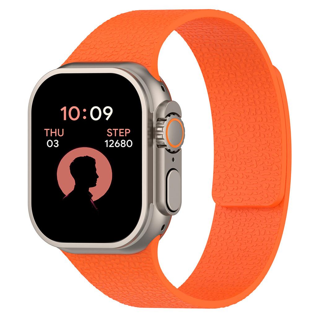Силиконовый браслет Ремешок Магнитный ремешок Для Apple Watch Ultra 2 49мм 44мм 45мм 46мм 42мм 40мм 41мм iWatch Серия 10 9 8 7 6 5