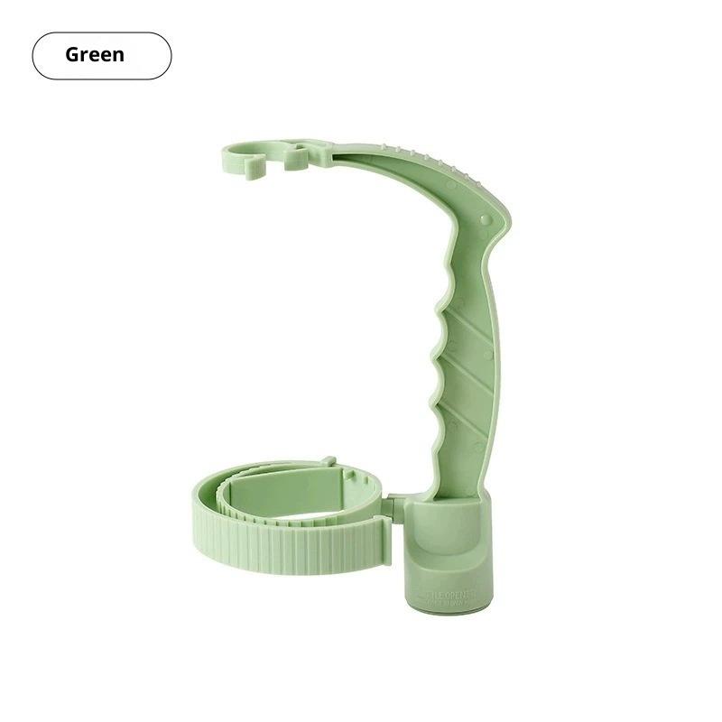 

1Pieces Adjustable Beverage Handle Drink Drinkware Bottle Grip Bar Pour Beverage Handle Storage Rack Outdoor Tableware зелёный
