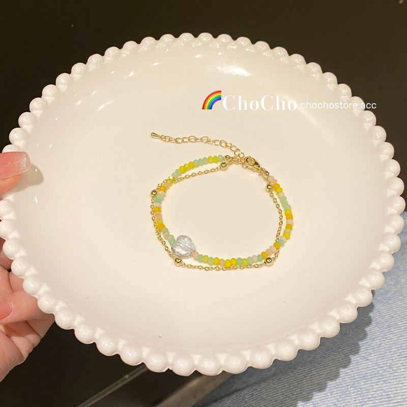 

Красочный браслет с нишевым дизайном Chocho, дофаминовый браслет Section B