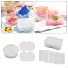 3.5 Inch Resin Coaster , 4 Epoxy Silicone with Holder for Making Ornaments, Kids,
