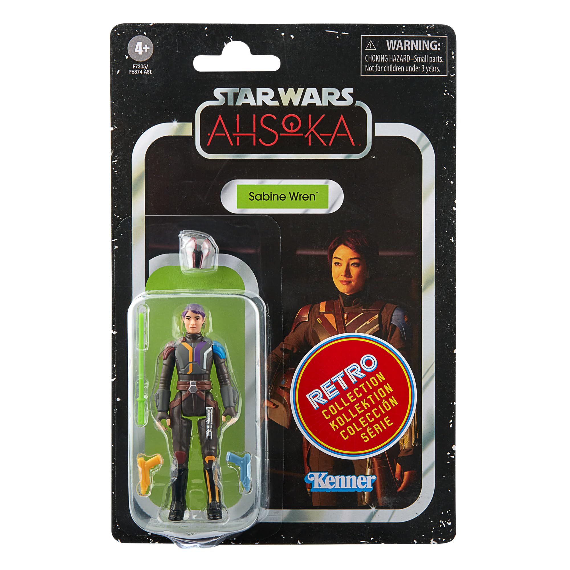 

Star Wars SW Retro Meridian Star Wars - Retro Collection - Sabine Wren Figure Ahsoka - 3.75 inch Action Figure
