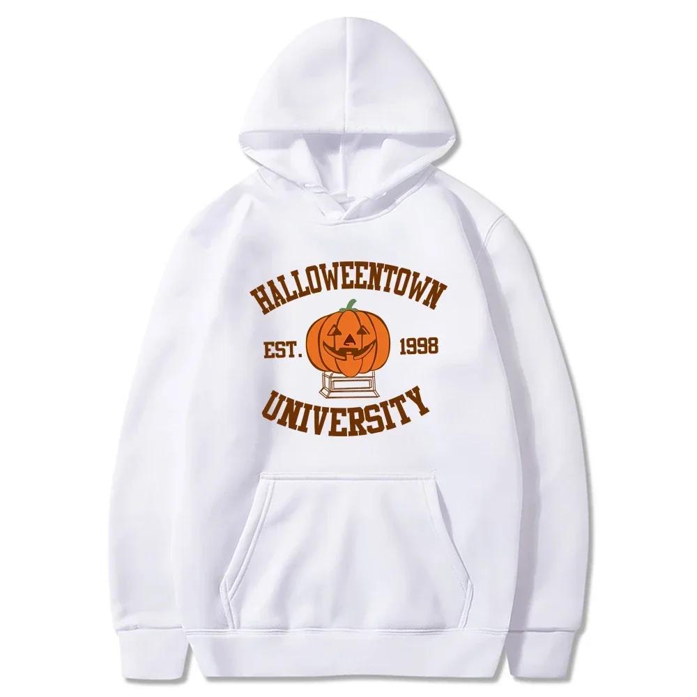 Halloweentown Hoodie Est 1998 Printed Pullover Vintage Halloween Town Woman Trendy Halloween Party Hoodies