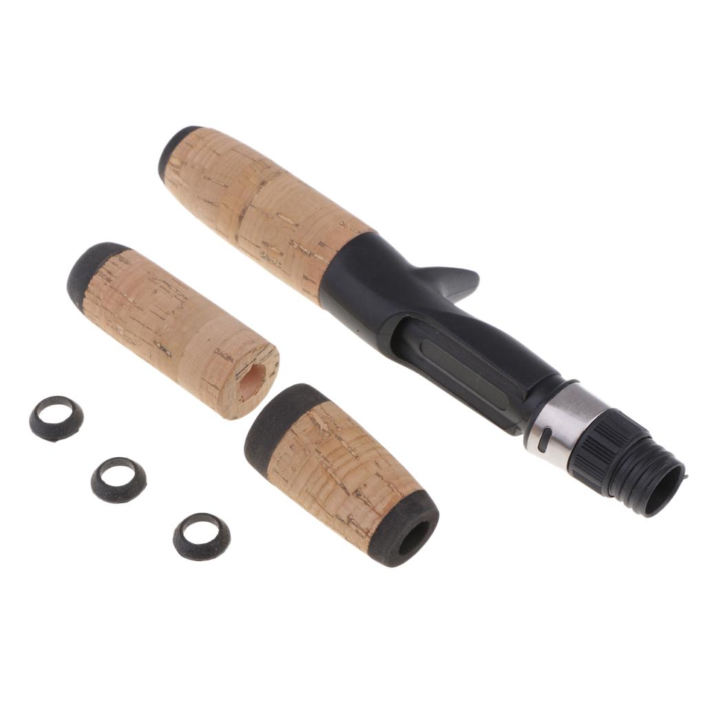 

Fishing Rod Repair Building DIY Professional Cork Grip Handle with Reel Seat