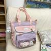Schoolbag High Value Ins Wind School Bag Junior High School Girls Backpack High School Students Large Capacity Cute Pain Bag Dopamine Backpack