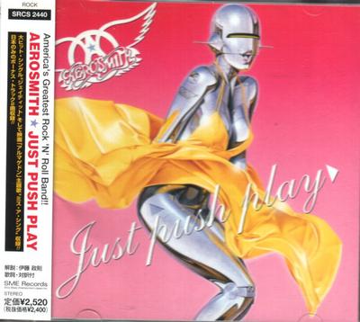 CD AEROSMITH - Just Push Play SRCS2440 SME 2001 Japan ObiRock Used