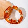 European & American Acrylic Geometric Oval Bracelet: Colorful Classic Stackable Bangle Jewelry for Women
