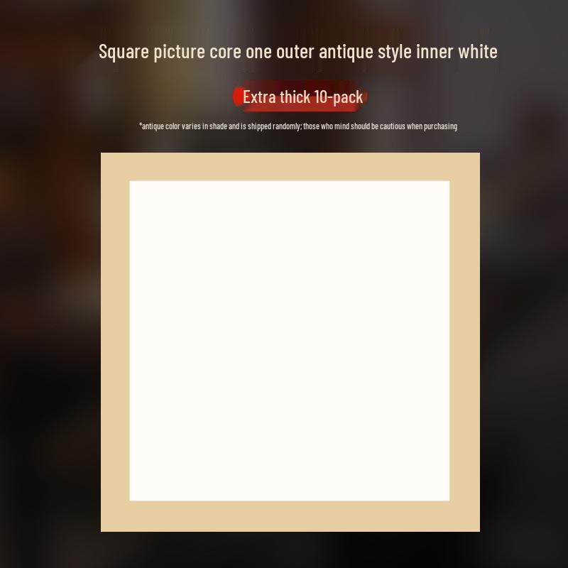 Thickened Xuan Paper Round Fan Cardstock for Chinese Painting and Calligraphy