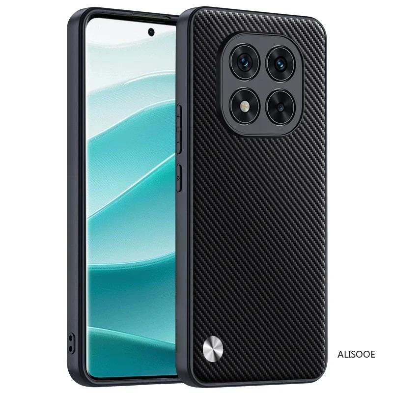 Funda for Redmi Note 14 Pro Plus 5G Case Luxury Fiber Texture PU-Leather Cover Capa for Xiaomi Redmi Note 14 Shockproof Cases