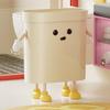 Functional Waste Bin Practical Office Waste Bin Pressure Rings Fixation Garbage Bin for Kitchen, Bathroom, Bedroom