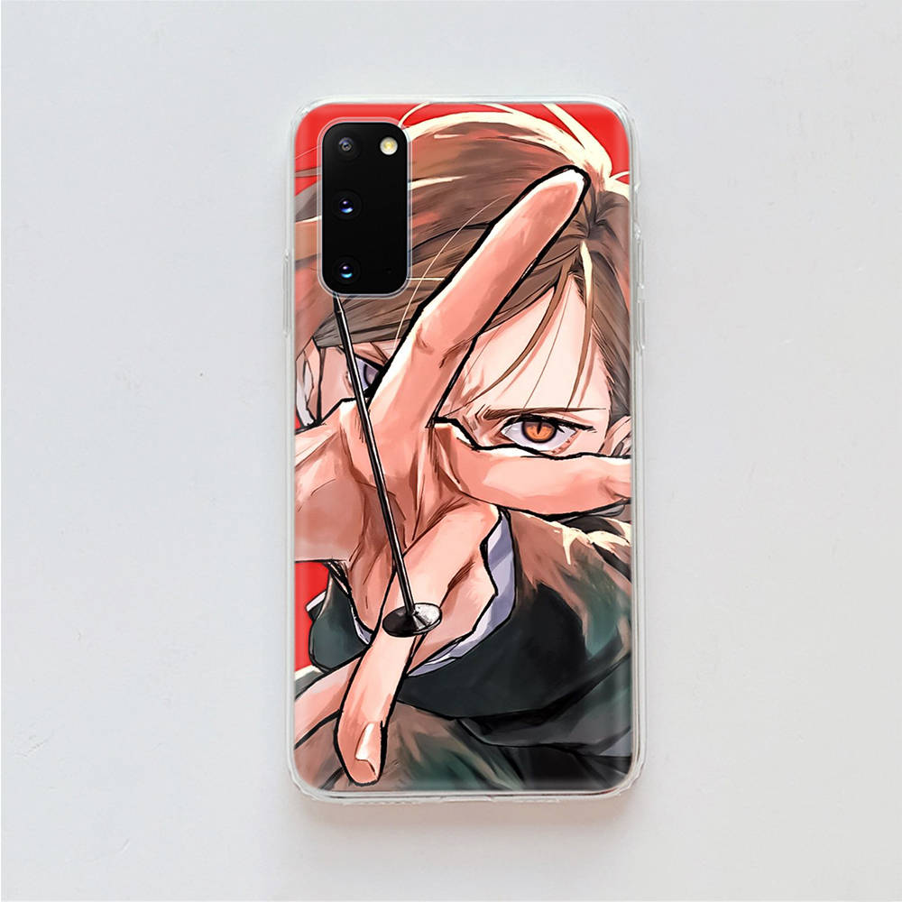 AD76 Jujutsu Kaisen Clear Case for Samsung A04 A14 A23 A34 A54 M23 M33 M52 M53 Realme 10 9 C30S C35 C55 VIVO Y02 Y21 Y33S Y51 X80 V25 Cover