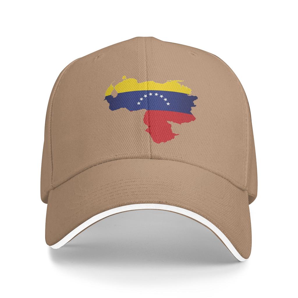 Women Unisex Venezuela Map Outdoor Hat Venezuelan Adjustable Cap Casual Baseball Cap Golf Hats